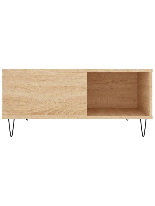 Konferenční stolek dub sonoma 80x80x36,5 cm kompozitní dřevo