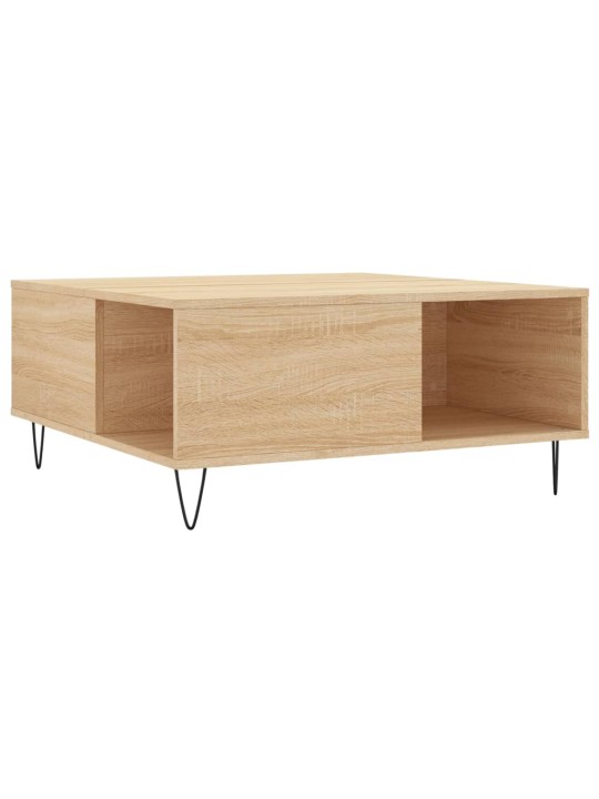 Konferenční stolek dub sonoma 80x80x36,5 cm kompozitní dřevo
