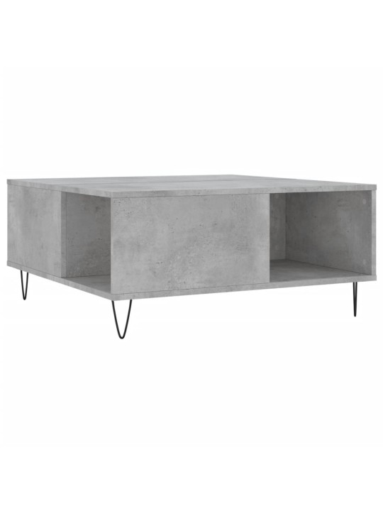 Konferenční stolek betonově šedý 80x80x36,5 cm kompozitní dřevo