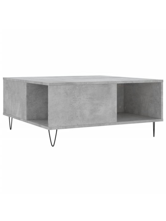 Konferenční stolek betonově šedý 80x80x36,5 cm kompozitní dřevo