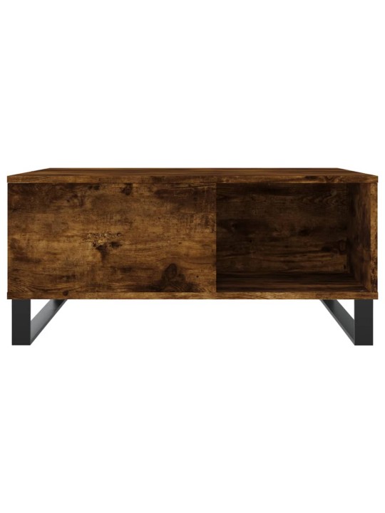 Konferenční stolek kouřový dub 80x80x36,5 cm kompozitní dřevo