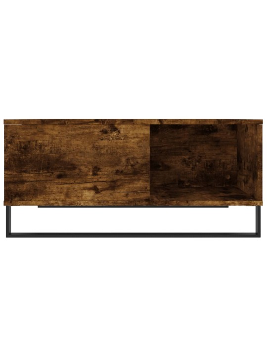 Konferenční stolek kouřový dub 80x80x36,5 cm kompozitní dřevo