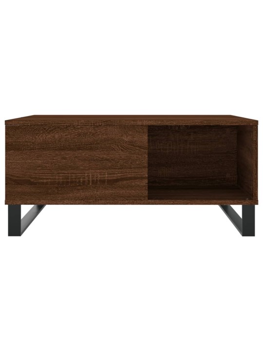 Konferenční stolek hnědý dub 80 x 80 x 36,5 cm kompozitní dřevo