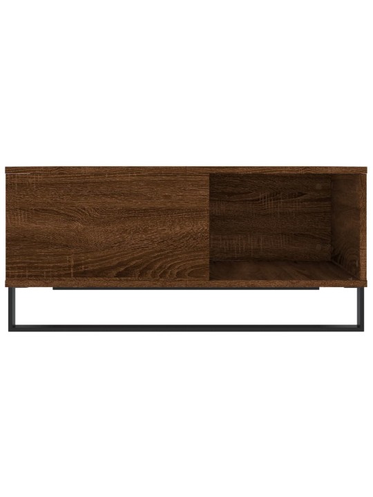 Konferenční stolek hnědý dub 80 x 80 x 36,5 cm kompozitní dřevo