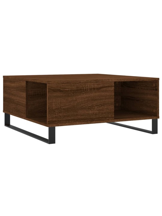 Konferenční stolek hnědý dub 80 x 80 x 36,5 cm kompozitní dřevo