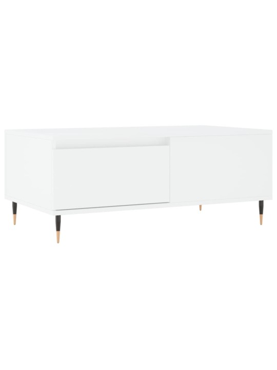 Konferenční stolek bílý 90 x 50 x 36,5 cm kompozitní dřevo