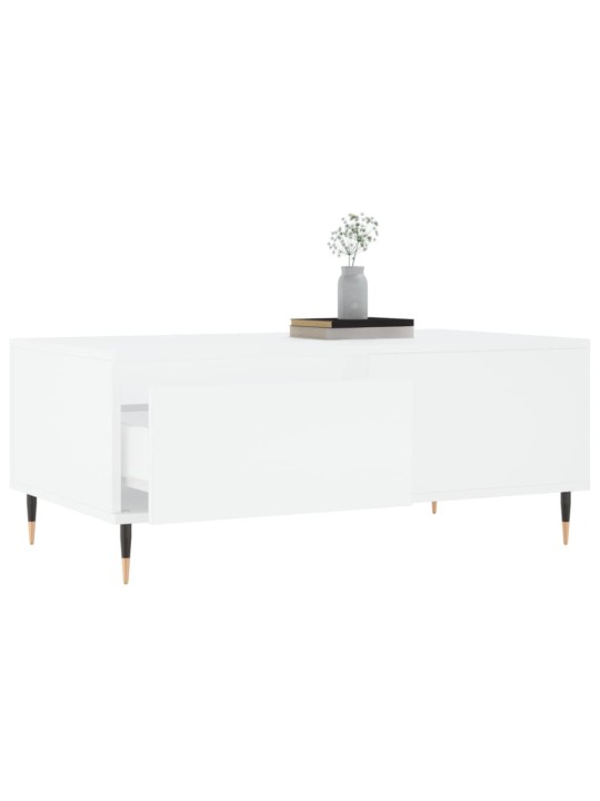 Konferenční stolek bílý 90 x 50 x 36,5 cm kompozitní dřevo