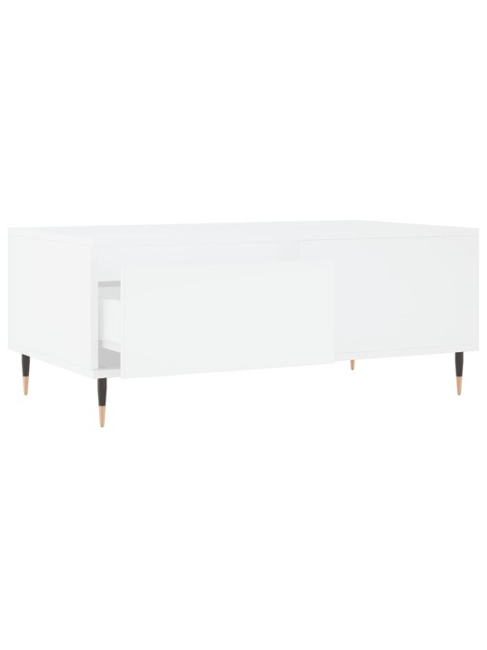 Konferenční stolek bílý 90 x 50 x 36,5 cm kompozitní dřevo