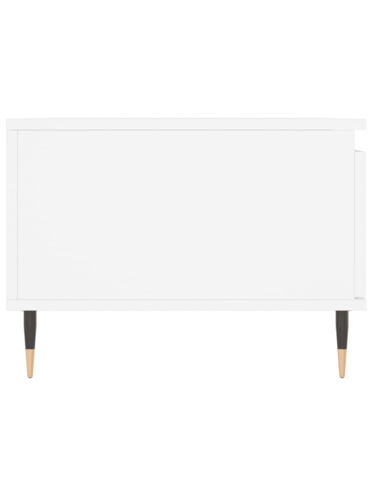 Konferenční stolek bílý 90 x 50 x 36,5 cm kompozitní dřevo