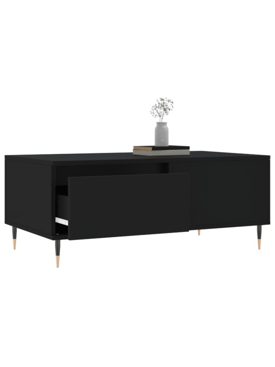 Konferenční stolek černý 90x50x36,5 cm kompozitní dřevo