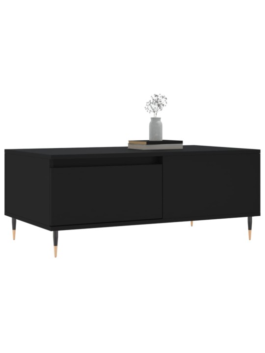 Konferenční stolek černý 90x50x36,5 cm kompozitní dřevo