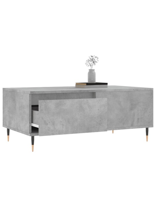 Konferenční stolek betonově šedý 90x50x36,5 cm kompozitní dřevo