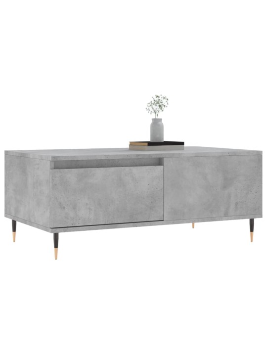 Konferenční stolek betonově šedý 90x50x36,5 cm kompozitní dřevo