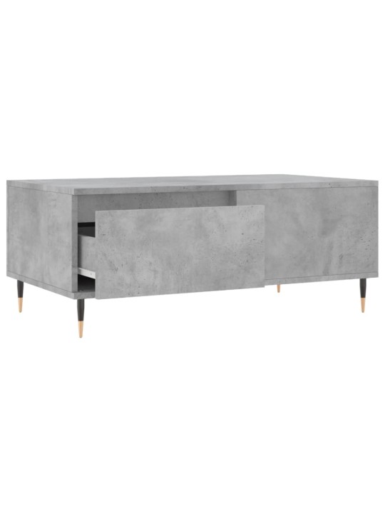 Konferenční stolek betonově šedý 90x50x36,5 cm kompozitní dřevo