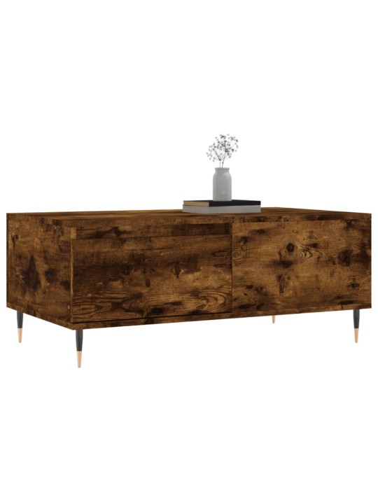 Konferenční stolek kouřový dub 90x50x36,5 cm kompozitní dřevo
