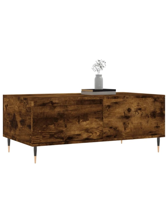 Konferenční stolek kouřový dub 90x50x36,5 cm kompozitní dřevo