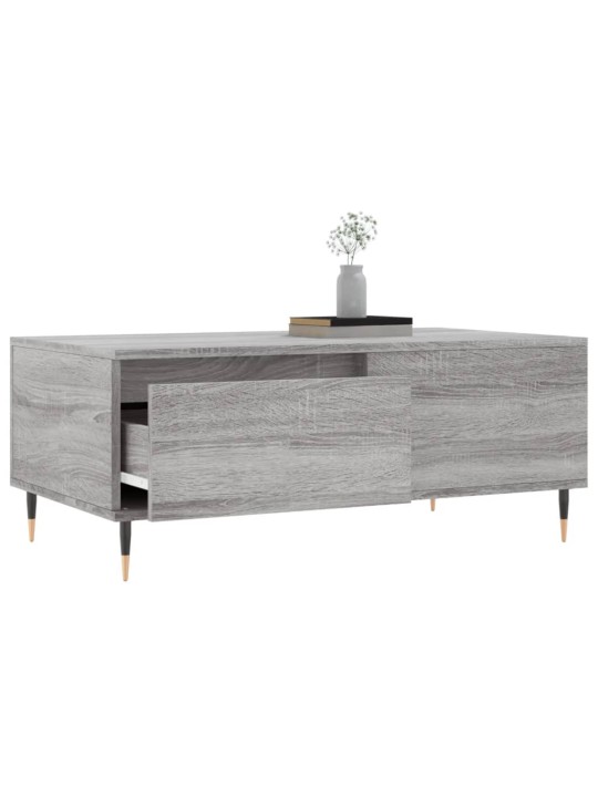 Konferenční stolek šedý sonoma 90x50x36,5 cm kompozitní dřevo
