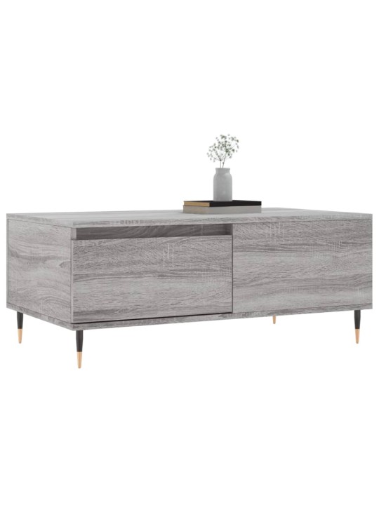Konferenční stolek šedý sonoma 90x50x36,5 cm kompozitní dřevo