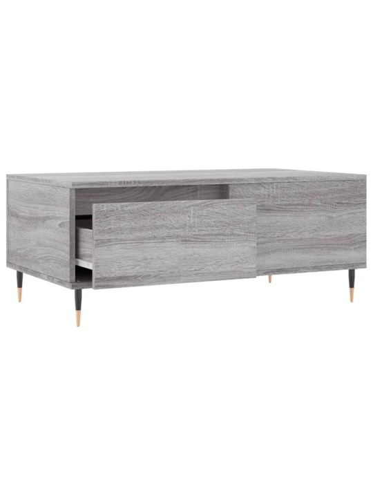 Konferenční stolek šedý sonoma 90x50x36,5 cm kompozitní dřevo