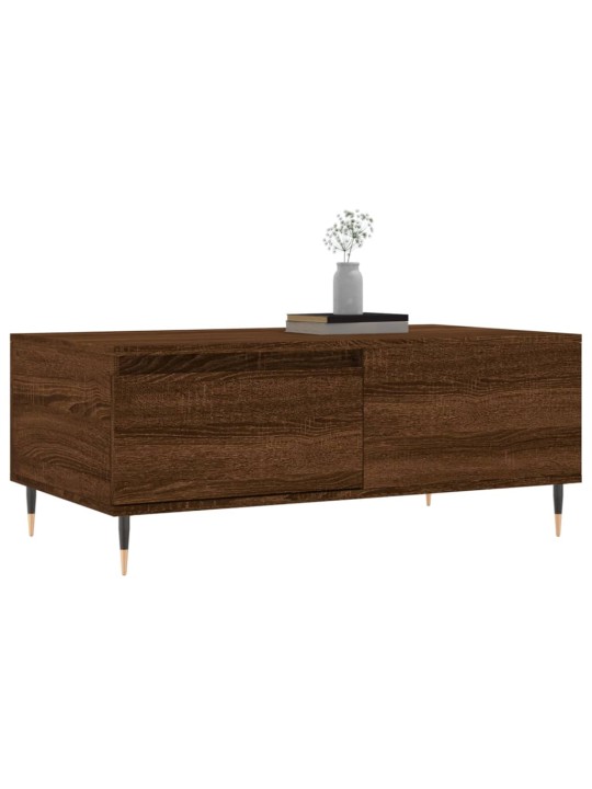 Konferenční stolek hnědý dub 90 x 50 x 36,5 cm kompozitní dřevo