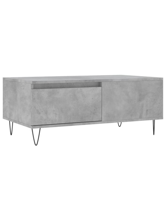 Konferenční stolek betonově šedý 90x50x36,5 cm kompozitní dřevo