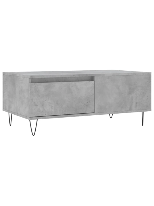 Konferenční stolek betonově šedý 90x50x36,5 cm kompozitní dřevo