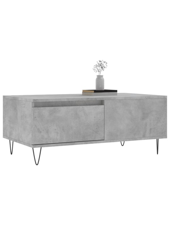 Konferenční stolek betonově šedý 90x50x36,5 cm kompozitní dřevo