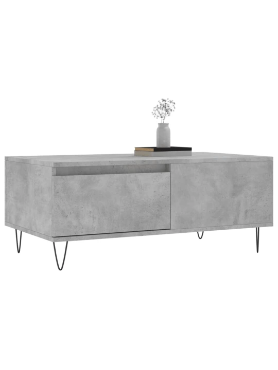 Konferenční stolek betonově šedý 90x50x36,5 cm kompozitní dřevo