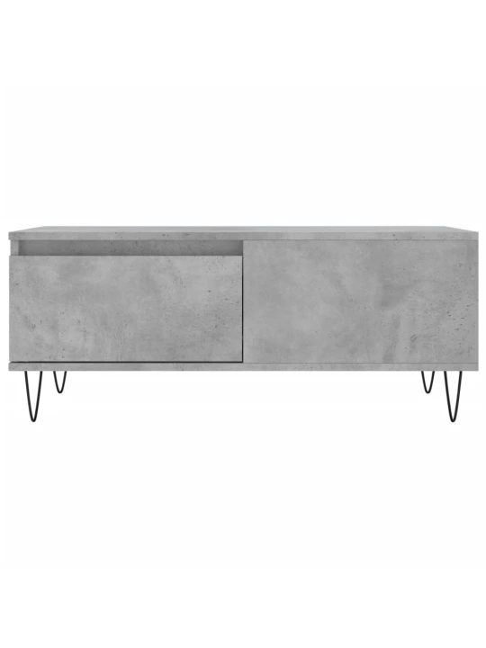 Konferenční stolek betonově šedý 90x50x36,5 cm kompozitní dřevo