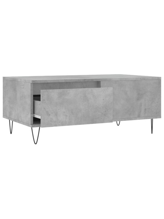 Konferenční stolek betonově šedý 90x50x36,5 cm kompozitní dřevo