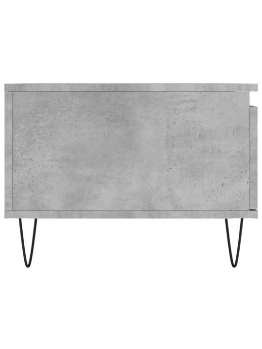 Konferenční stolek betonově šedý 90x50x36,5 cm kompozitní dřevo