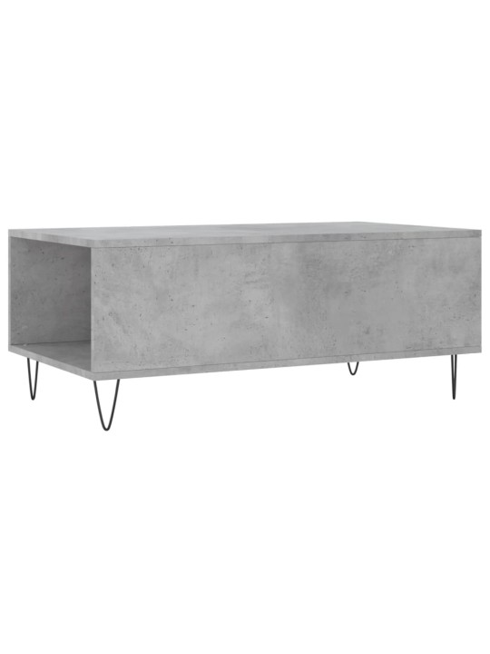 Konferenční stolek betonově šedý 90x50x36,5 cm kompozitní dřevo