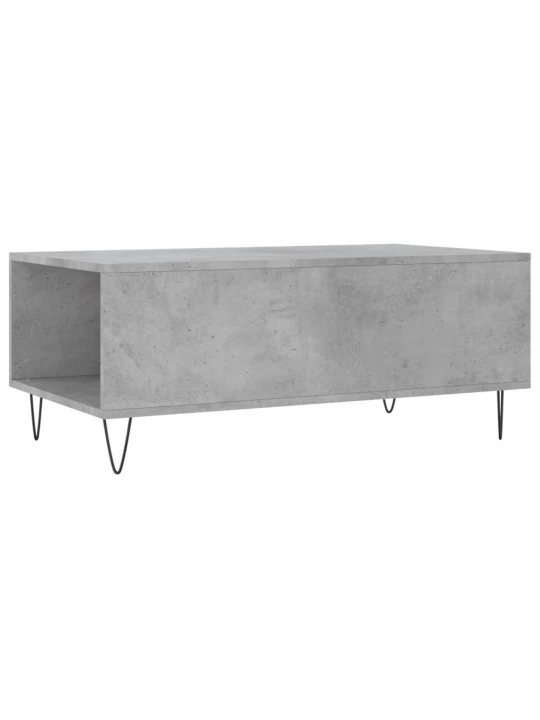 Konferenční stolek betonově šedý 90x50x36,5 cm kompozitní dřevo
