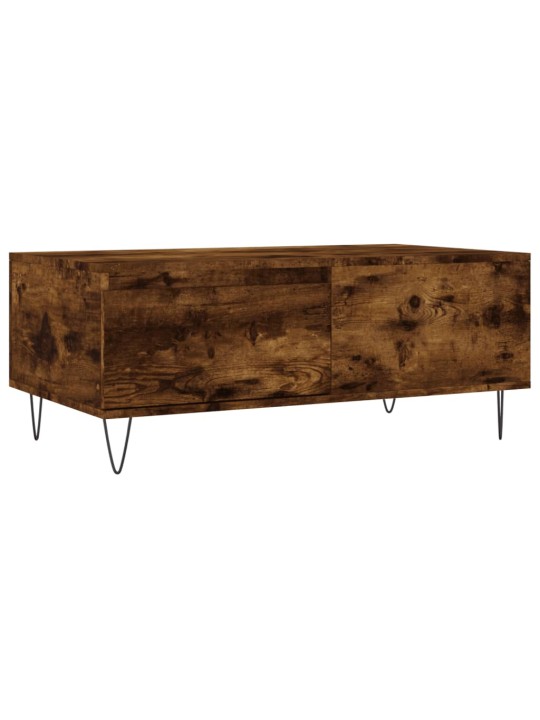 Konferenční stolek kouřový dub 90x50x36,5 cm kompozitní dřevo