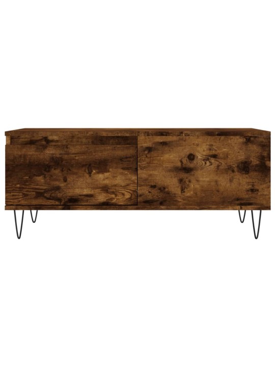 Konferenční stolek kouřový dub 90x50x36,5 cm kompozitní dřevo