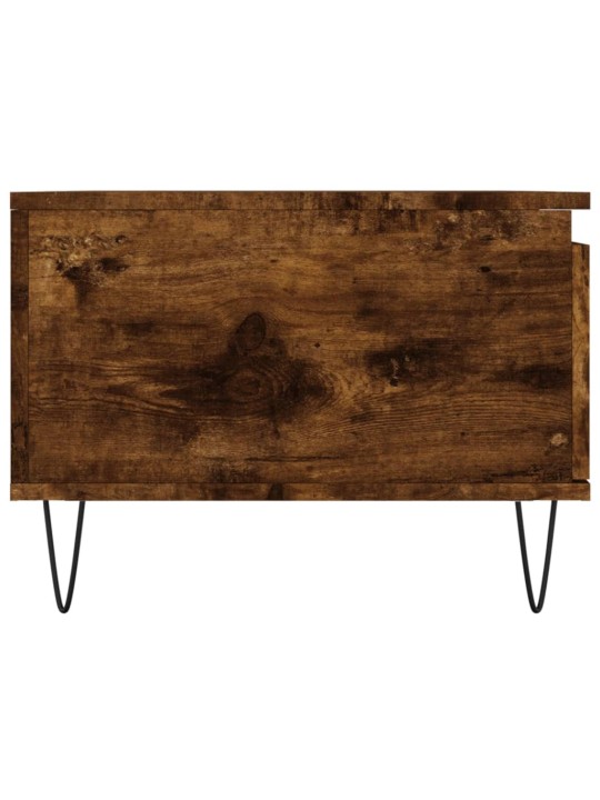 Konferenční stolek kouřový dub 90x50x36,5 cm kompozitní dřevo