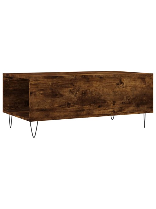 Konferenční stolek kouřový dub 90x50x36,5 cm kompozitní dřevo