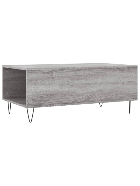 Konferenční stolek šedý sonoma 90x50x36,5 cm kompozitní dřevo