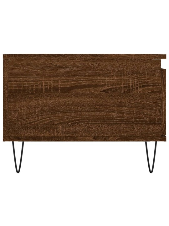 Konferenční stolek hnědý dub 90 x 50 x 36,5 cm kompozitní dřevo