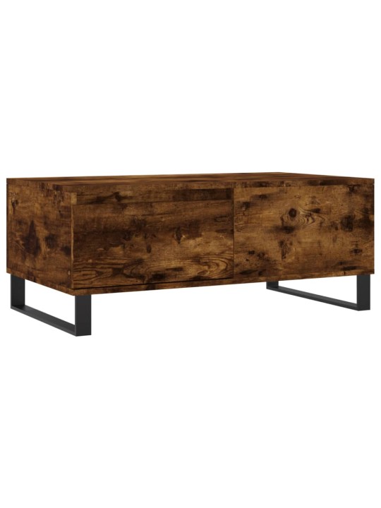 Konferenční stolek kouřový dub 90x50x36,5 cm kompozitní dřevo