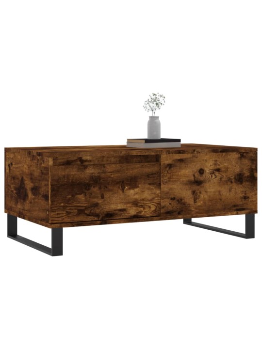 Konferenční stolek kouřový dub 90x50x36,5 cm kompozitní dřevo
