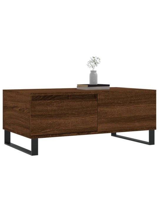Konferenční stolek hnědý dub 90 x 50 x 36,5 cm kompozitní dřevo