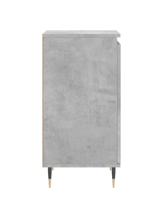 Příborníky 2 ks betonově šedé 40 x 35 x 70 cm kompozitní dřevo