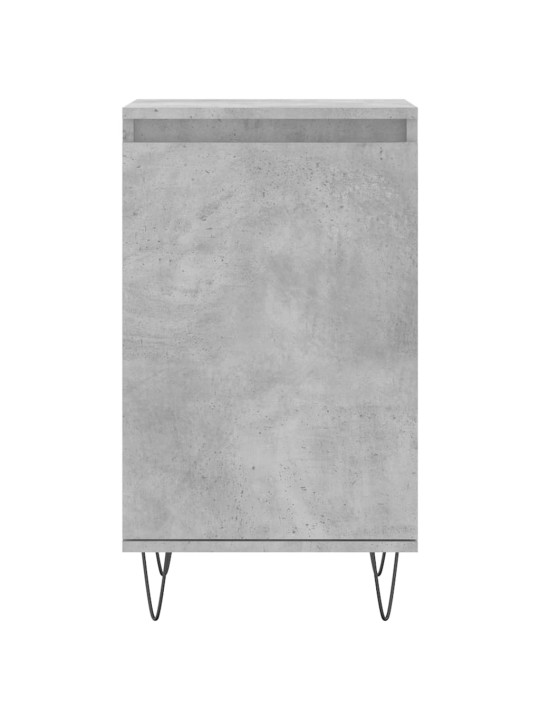 Příborníky 2 ks betonově šedé 40 x 35 x 70 cm kompozitní dřevo