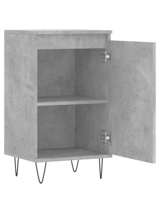 Příborníky 2 ks betonově šedé 40 x 35 x 70 cm kompozitní dřevo