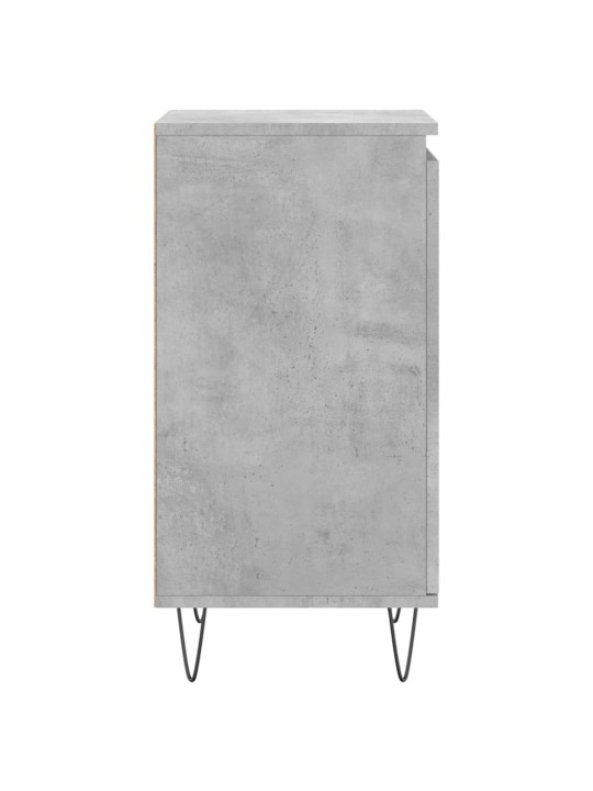 Příborníky 2 ks betonově šedé 40 x 35 x 70 cm kompozitní dřevo