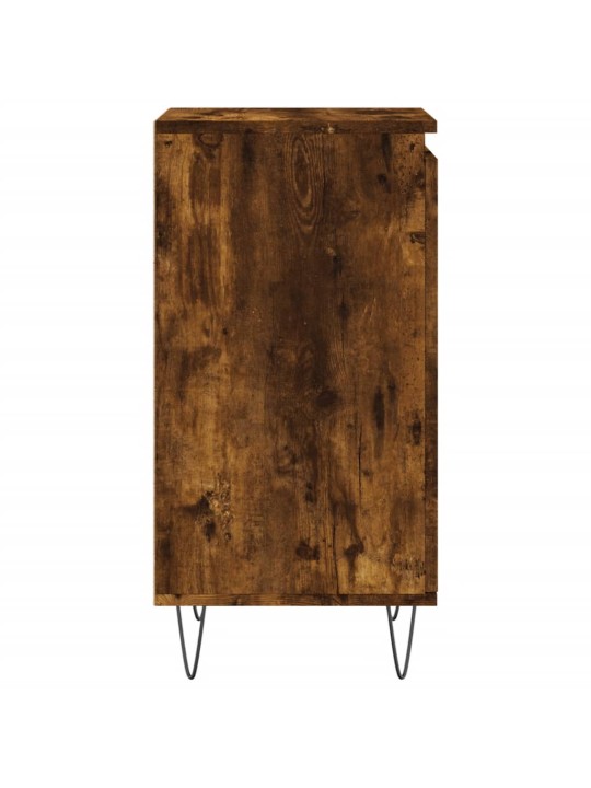 Příborníky 2 ks kouřový dub 40 x 35 x 70 cm kompozitní dřevo