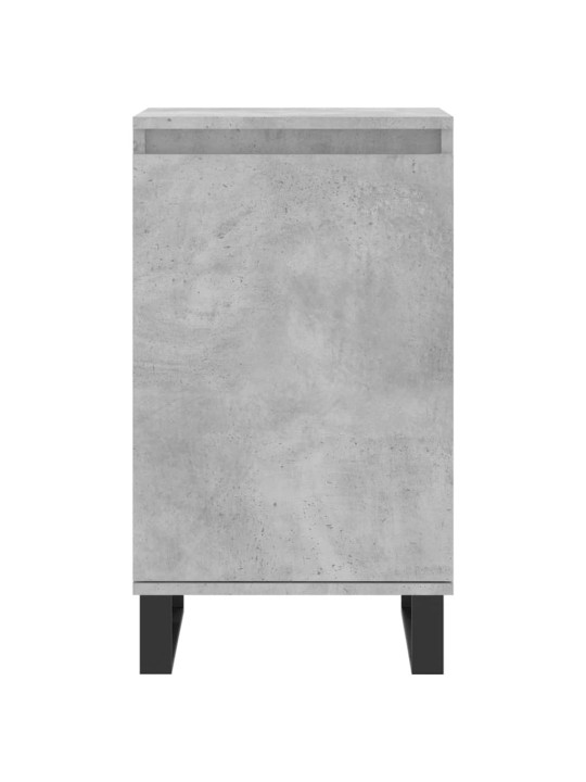 Příborníky 2 ks betonově šedé 40 x 35 x 70 cm kompozitní dřevo