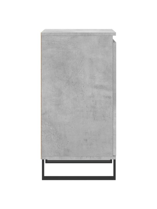Příborníky 2 ks betonově šedé 40 x 35 x 70 cm kompozitní dřevo