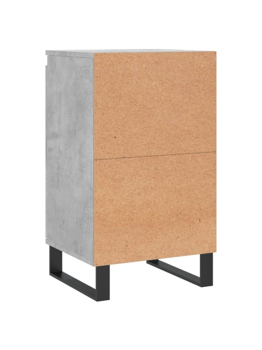 Příborníky 2 ks betonově šedé 40 x 35 x 70 cm kompozitní dřevo
